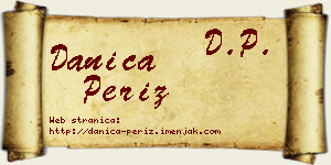 Danica Periz vizit kartica